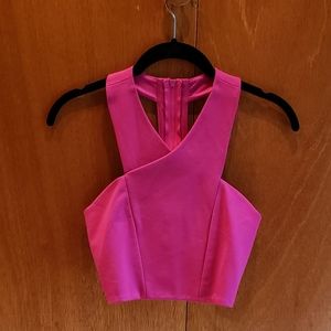Express Pink Crop Top